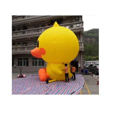 Boyi personalizado gigante publicidade mascote inflável desenho animado pato grande B1103