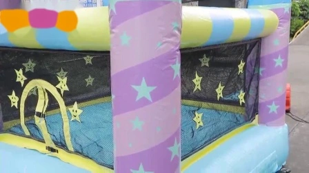Segurança inflável para uso doméstico para crianças, casa de salto interna
